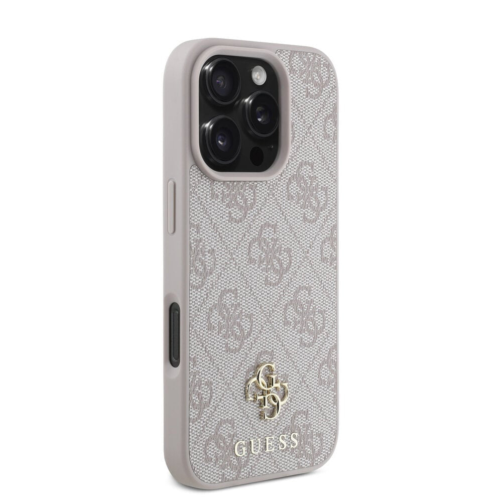 Étui MagSafe pour Apple iPhone 16 Pro Max, Guess, 4G Classic, Rose