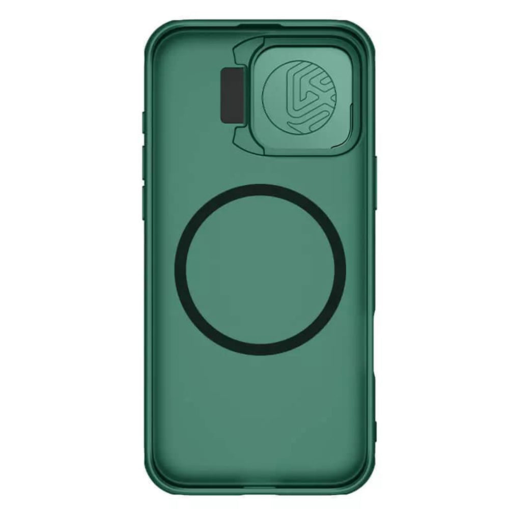 Coque MagSafe pour Apple iPhone 16 Pro Max, Nillkin, CamShield Prop, Vert