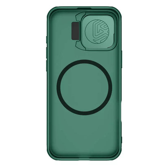 Coque MagSafe pour Apple iPhone 16 Pro Max, Nillkin, CamShield Prop, Vert