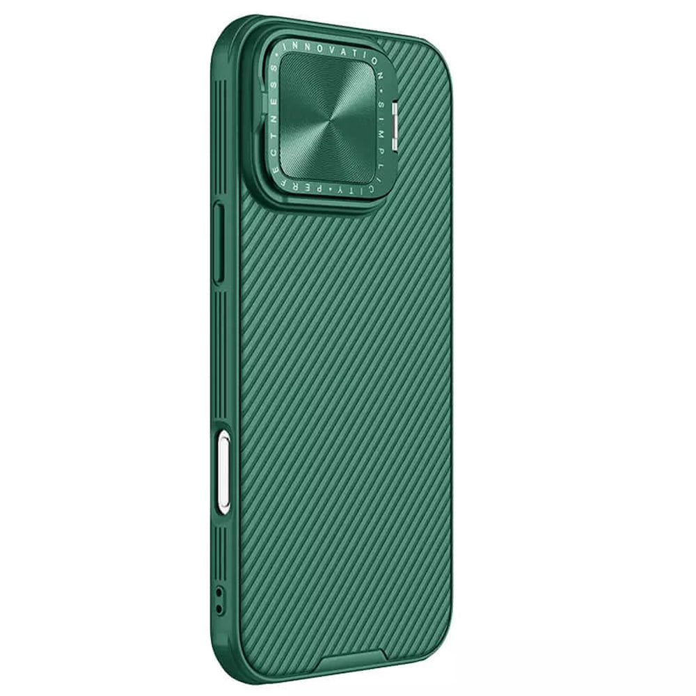 Coque MagSafe pour Apple iPhone 16 Pro Max, Nillkin, CamShield Prop, Vert