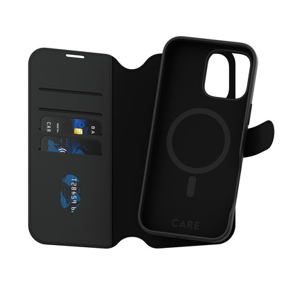 Étui MagSafe pour Apple iPhone 16 Pro Max, PanzerGlass, Fonction Care Tango Two-in-One, Noir