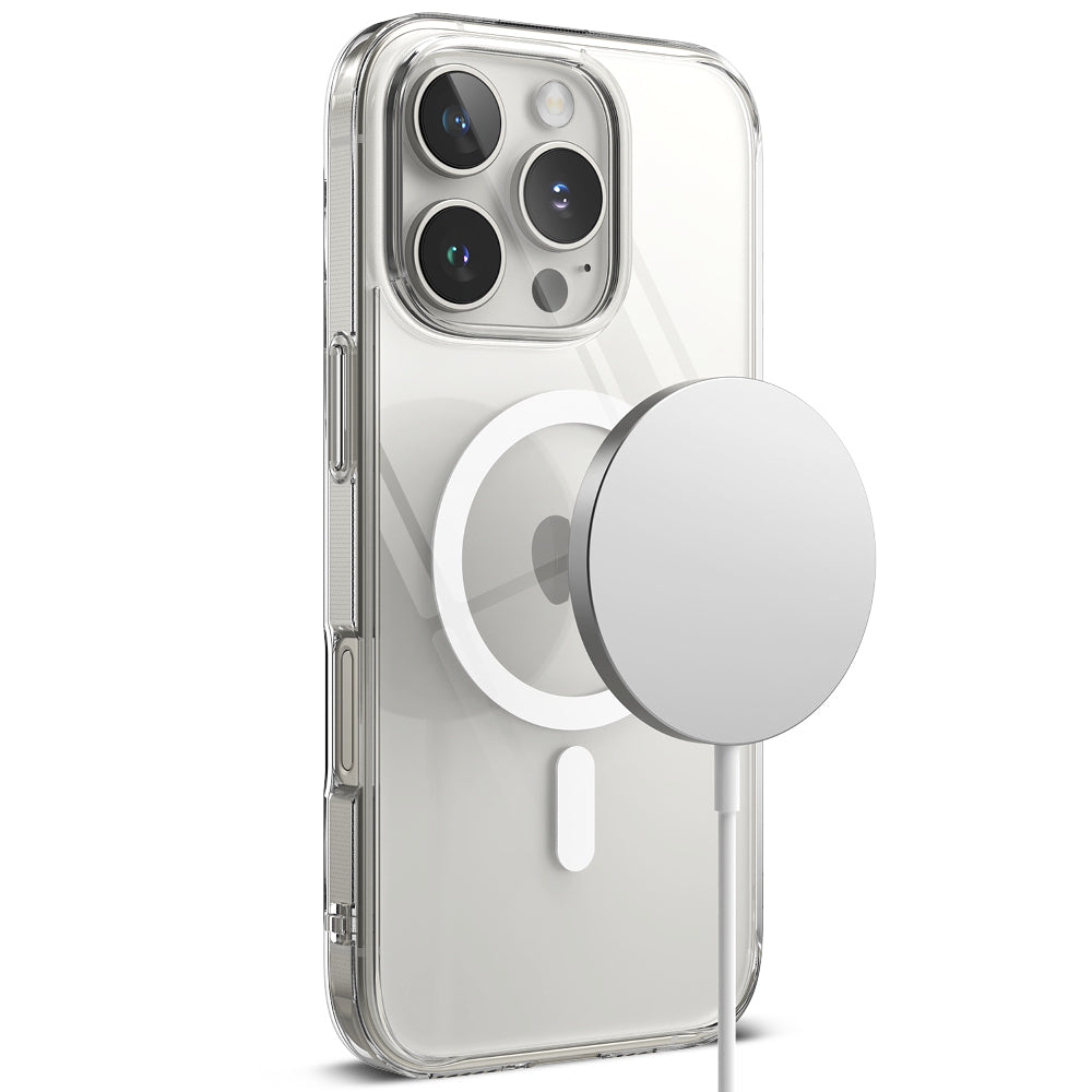 Coque MagSafe pour Apple iPhone 16 Pro Max, Ringke, Fusion, Transparente