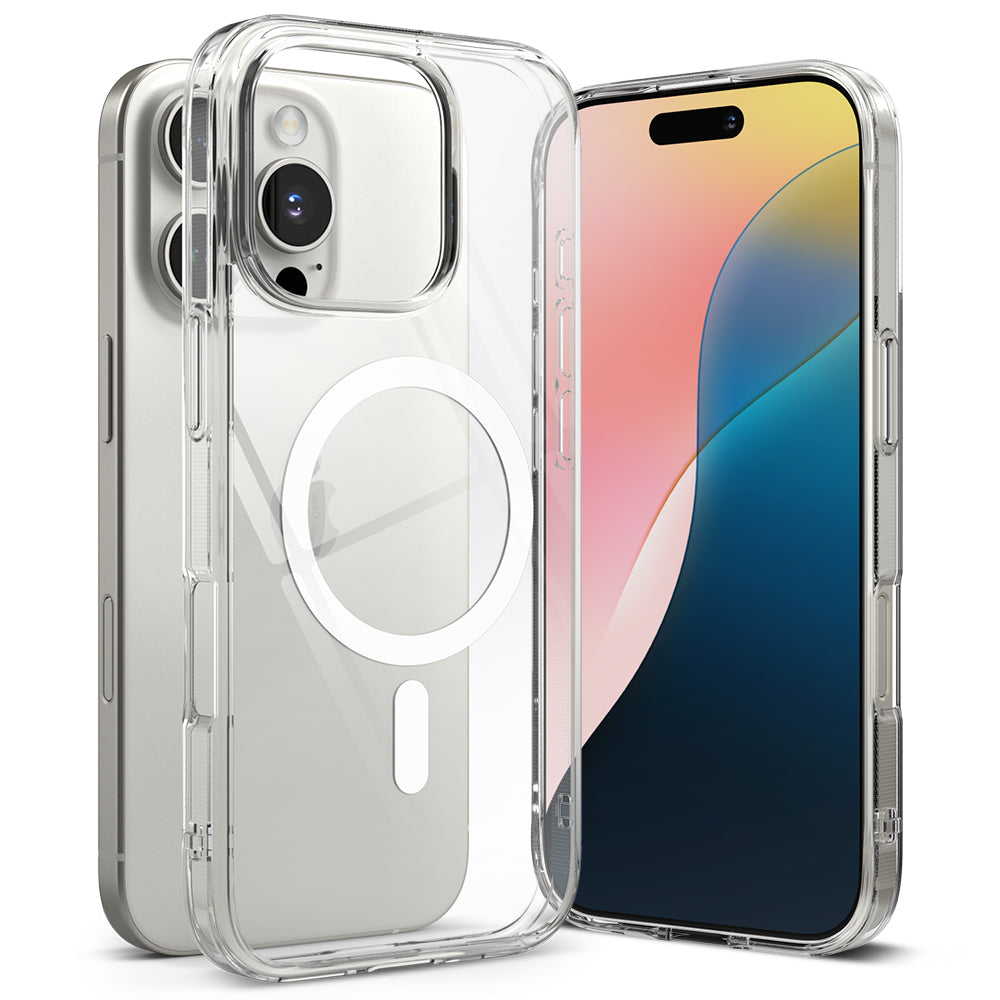 Coque MagSafe pour Apple iPhone 16 Pro Max, Ringke, Fusion, Transparente