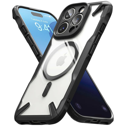 Coque MagSafe pour Apple iPhone 16 Pro Max, Ringke, Fusion X, Noire