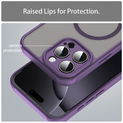 Coque MagSafe pour Apple iPhone 16 Pro Max, Techsuit, HaloFrost II, Violet