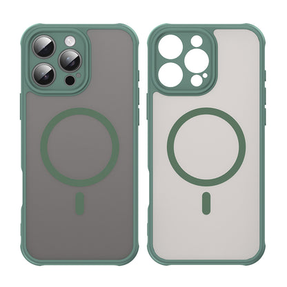 Coque MagSafe pour Apple iPhone 16 Pro Max, Techsuit, HaloFrost II, Vert