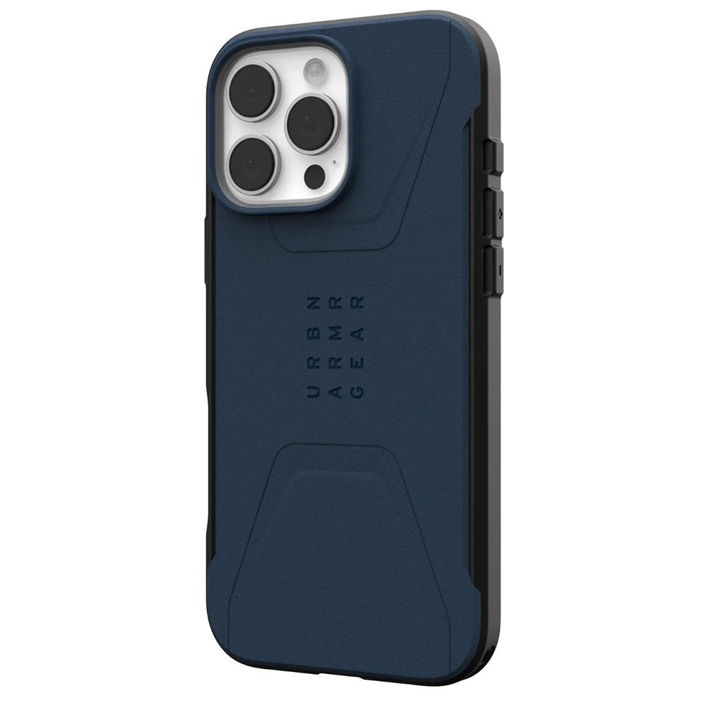 Coque MagSafe pour Apple iPhone 16 Pro Max, Urban Armor Gear, Civilian, Bleu marine