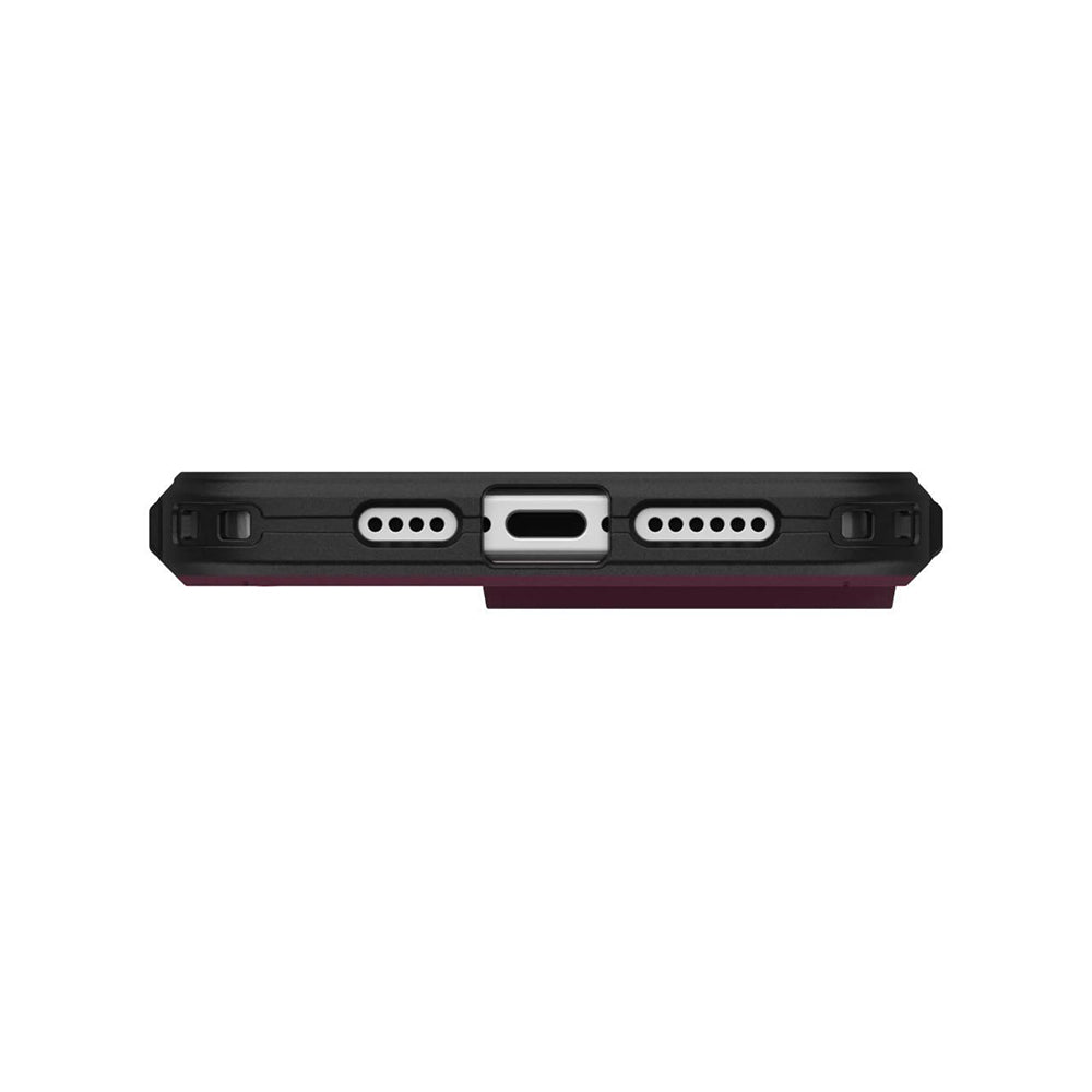 Coque MagSafe pour Apple iPhone 16 Pro Max, Urban Armor Gear, Civilian, Bordeaux