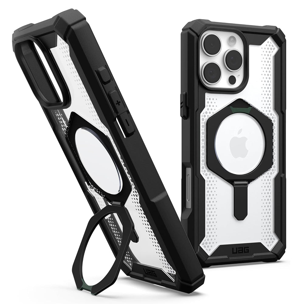 Coque MagSafe pour Apple iPhone 16 Pro Max, Urban Armor Gear, Plasma XTE, Noir Transparent