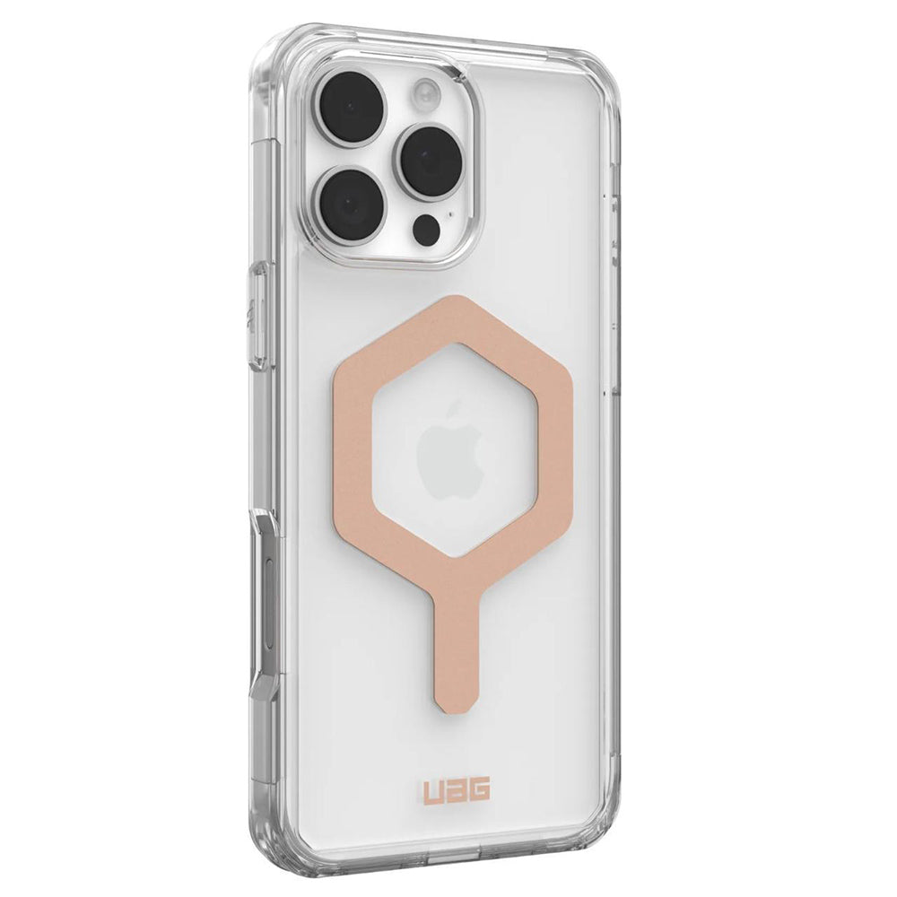 Coque MagSafe pour Apple iPhone 16 Pro Max, Urban Armor Gear, Plyo, Rose Doré