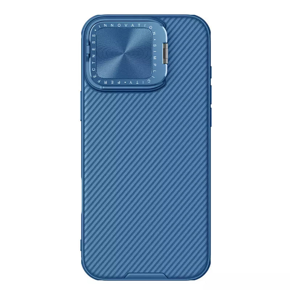 Coque MagSafe pour Apple iPhone 16 Pro, Nillkin, CamShield Prop, Bleue