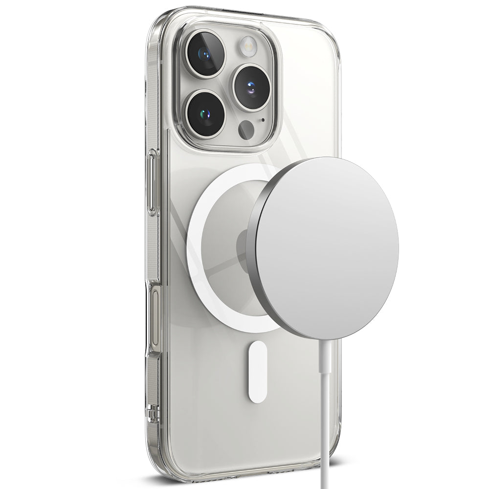 Coque MagSafe pour Apple iPhone 16 Pro, Ringke, Fusion, Transparente