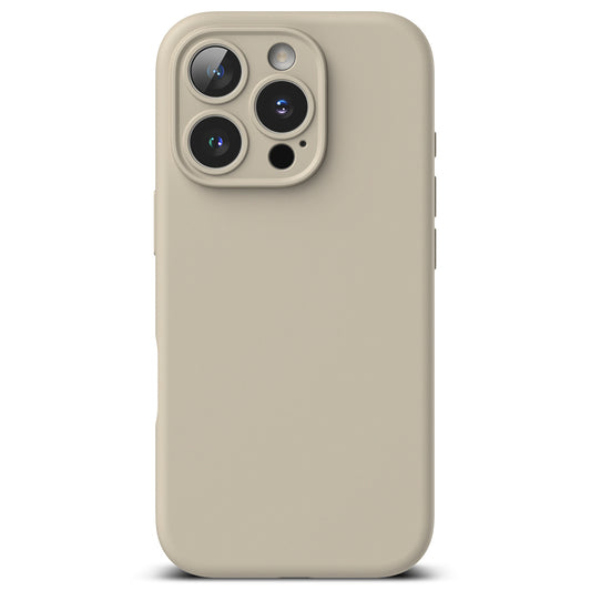 Coque MagSafe pour Apple iPhone 16 Pro, Ringke, Silicone, Crème