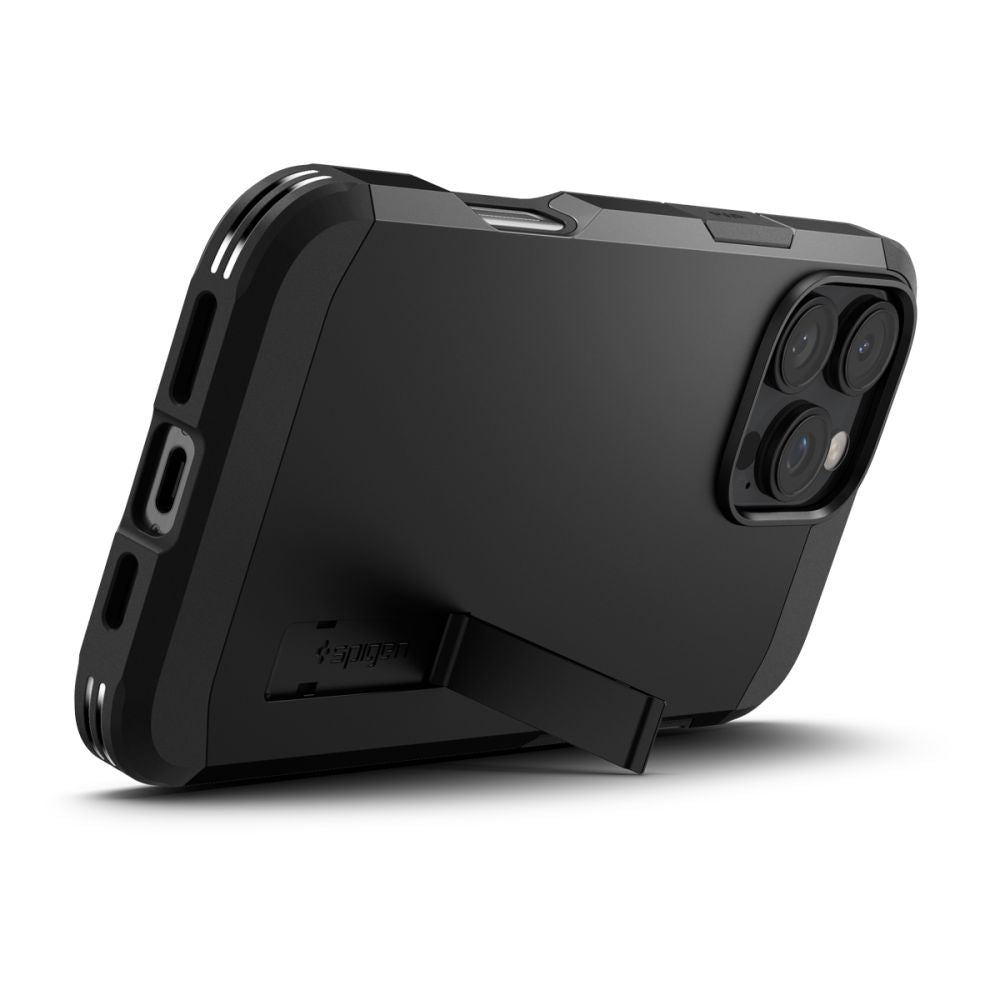 MagSafe Case for Apple iPhone 16 Pro, Spigen, Tough Armor, Black ACS08146