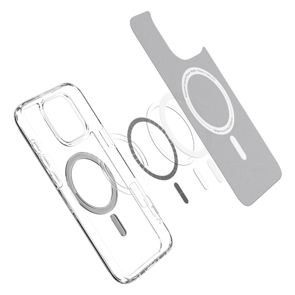 Coque MagSafe pour Apple iPhone 16 Pro, Spigen, Ultra Hybrid, Noire