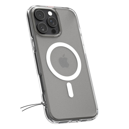 Coque MagSafe pour Apple iPhone 16 Pro, Spigen, Ultra Hybrid, Transparent Satiné ACS08133