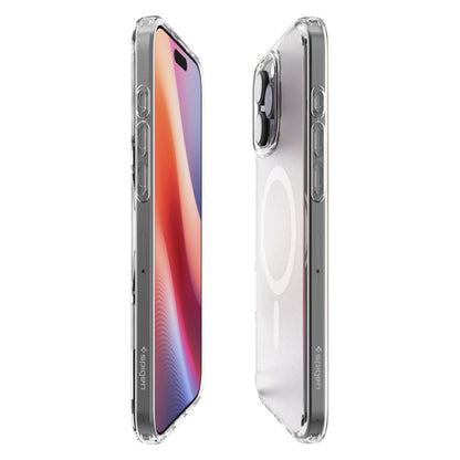 Coque MagSafe pour Apple iPhone 16 Pro, Spigen, Ultra Hybrid, Transparent Satiné ACS08133
