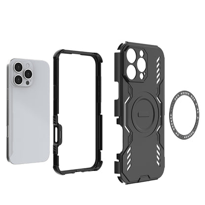 Coque MagSafe pour Apple iPhone 16 Pro, Techsuit, ArmorMag, Bleue