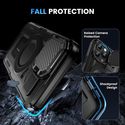 Coque MagSafe pour Apple iPhone 16 Pro, Techsuit, CamVault, Noire