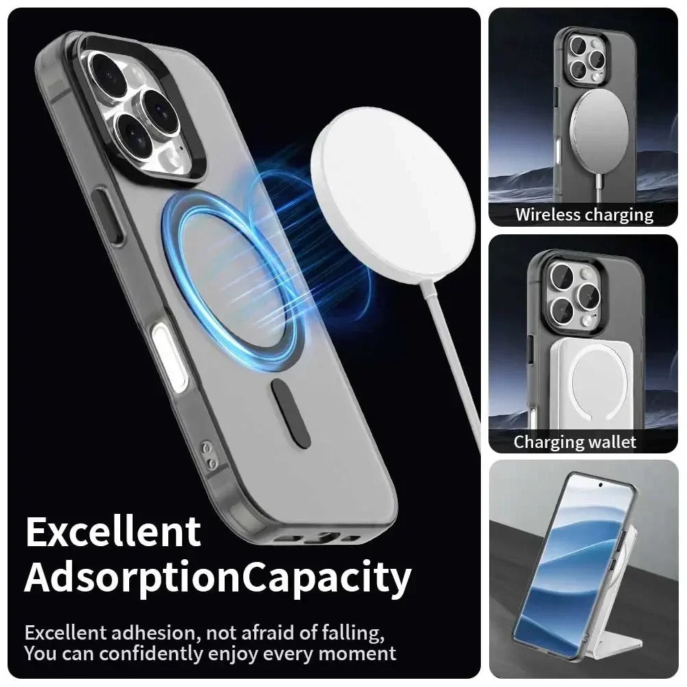 Coque MagSafe pour Apple iPhone 16 Pro, Techsuit, CandyCase, Noire