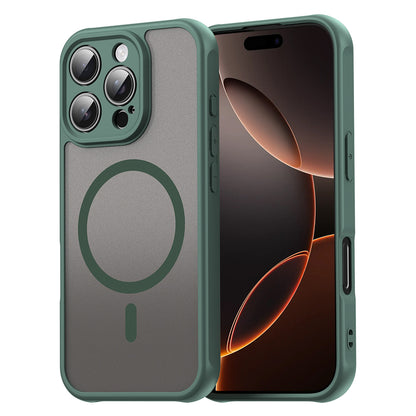 Coque MagSafe pour Apple iPhone 16 Pro, Techsuit, HaloFrost II, Vert