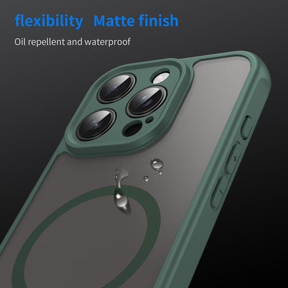 Coque MagSafe pour Apple iPhone 16 Pro, Techsuit, HaloFrost II, Vert