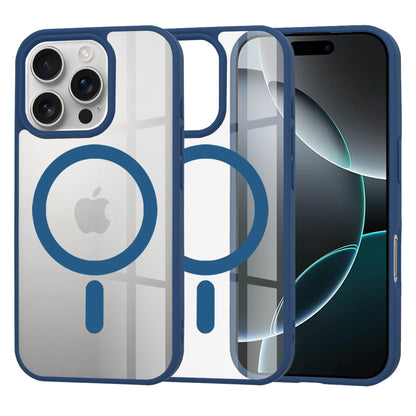 Coque MagSafe pour Apple iPhone 16 Pro, Techsuit, Pro, Bleue