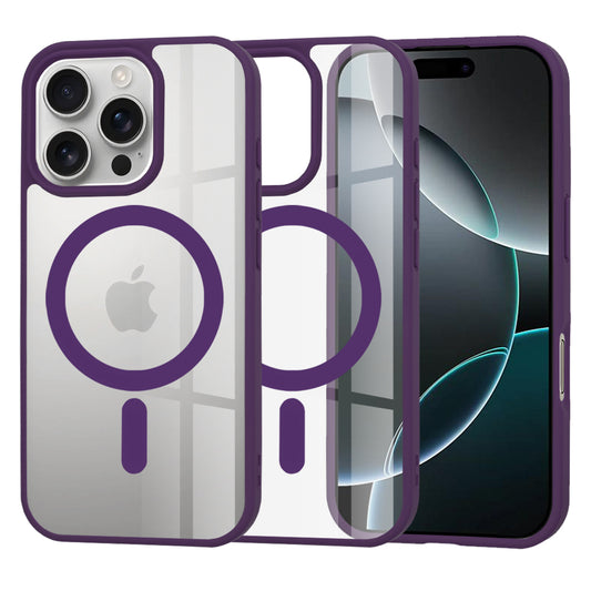 Coque MagSafe pour Apple iPhone 16 Pro, Techsuit, Pro, Violet