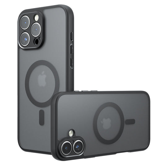 Coque MagSafe pour Apple iPhone 16 Pro, Techsuit, PureFrost, Noire