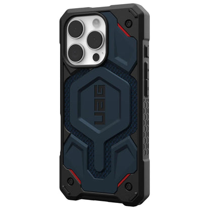 MagSafe Case for Apple iPhone 16 Pro, Urban Armor Gear, Monarch Pro Kevlar, Navy Blue
