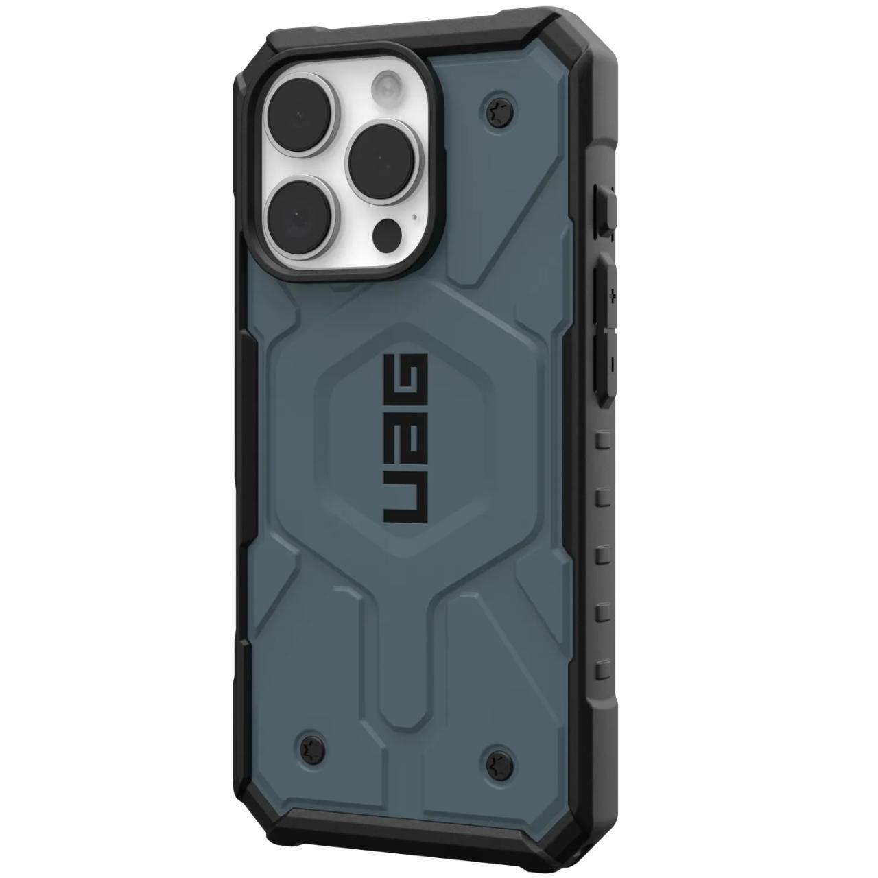 Coque MagSafe pour Apple iPhone 16 Pro, Urban Armor Gear, Pathfinder, Bleue
