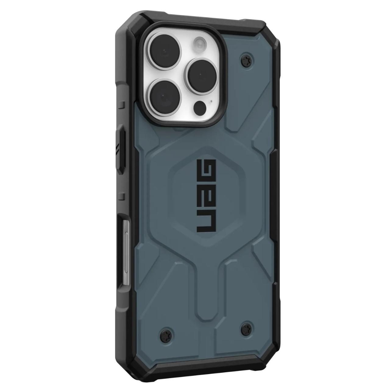 Coque MagSafe pour Apple iPhone 16 Pro, Urban Armor Gear, Pathfinder, Bleue