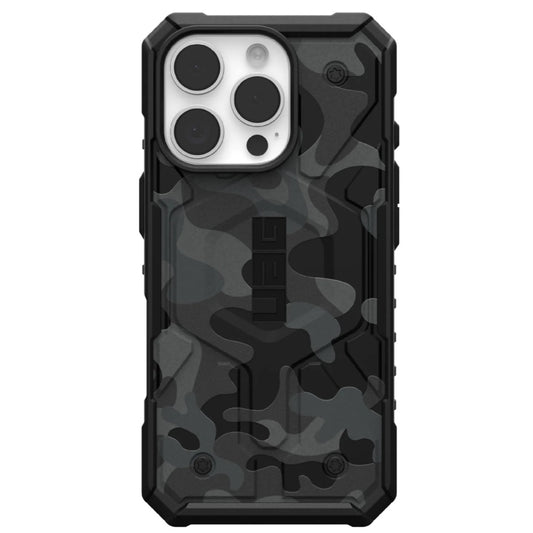 Coque MagSafe pour Apple iPhone 16 Pro, Urban Armor Gear, Pathfinder SE Midnight Camo, Camouflage