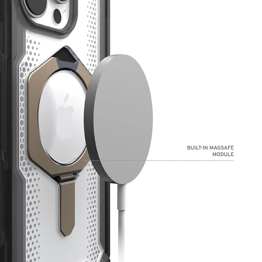 Coque MagSafe pour Apple iPhone 16 Pro, Urban Armor Gear, Plasma XTE, Gris