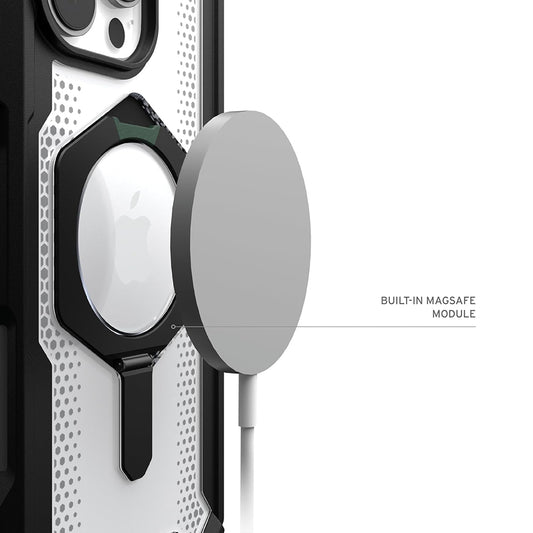 Coque MagSafe pour Apple iPhone 16 Pro, Urban Armor Gear, Plasma XTE, Noir Transparent
