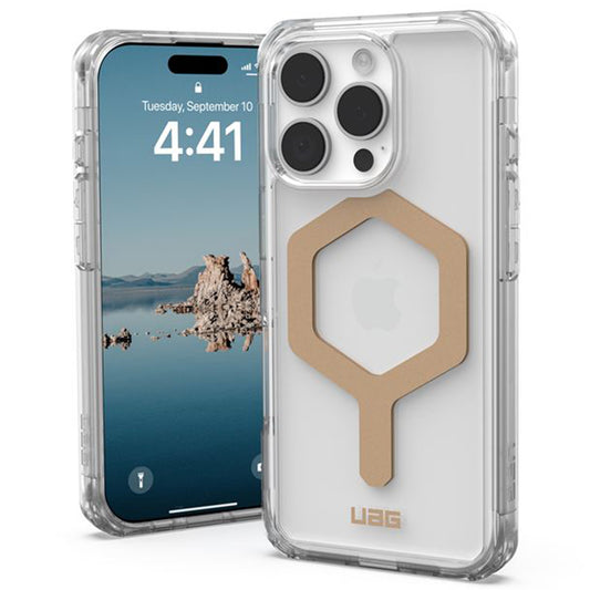 Coque MagSafe pour Apple iPhone 16 Pro, Urban Armor Gear, Plyo, Dorée