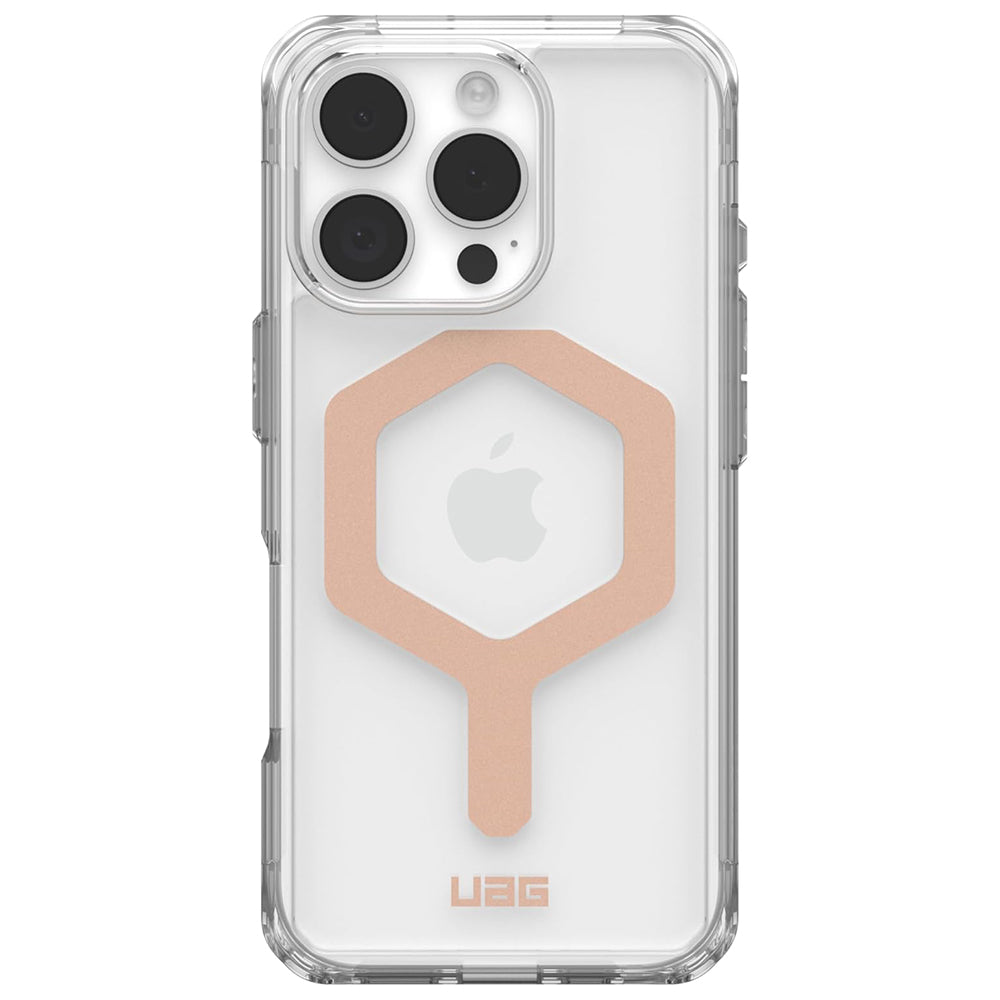 Coque MagSafe pour Apple iPhone 16 Pro, Urban Armor Gear, Plyo, Rose Doré