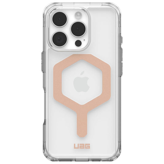 Coque MagSafe pour Apple iPhone 16 Pro, Urban Armor Gear, Plyo, Rose Doré