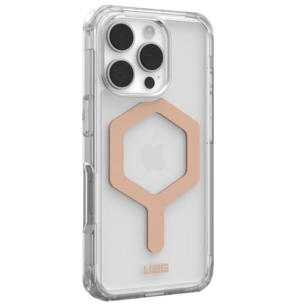 Coque MagSafe pour Apple iPhone 16 Pro, Urban Armor Gear, Plyo, Rose Doré