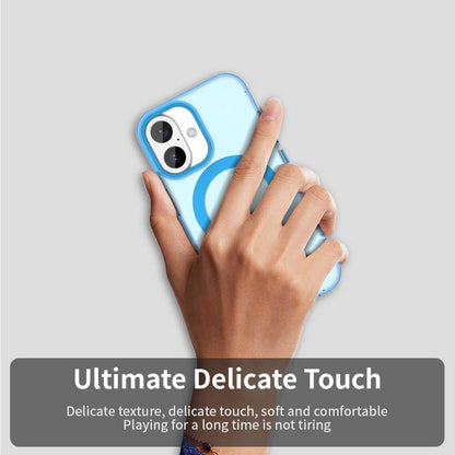 Coque MagSafe pour Apple iPhone 16, Techsuit, CandyCase, Bleue