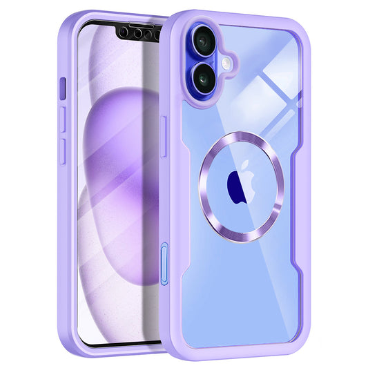 Coque MagSafe pour Apple iPhone 16, Techsuit, ColorVerse 360, Violet
