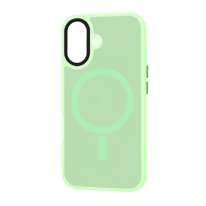 Coque MagSafe pour Apple iPhone 16, Techsuit, HaloFrost, Vert Clair