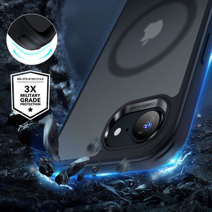 Coque MagSafe pour Apple iPhone 17e / 16e, ESR, Classic Hybrid, Noir Satiné