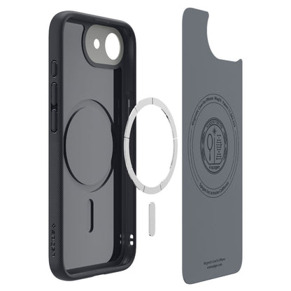 Coque MagSafe pour Apple iPhone 17e / 16e, Spigen, Caseology Nano Pop, Noire ACS09155