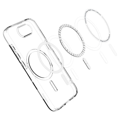 Coque MagSafe pour Apple iPhone 17e / 16e, Spigen, Liquid Crystal, Transparente ACS09150