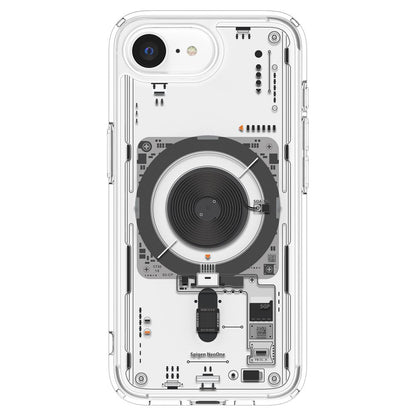 Coque MagSafe pour Apple iPhone 17e / 16e, Spigen, Ultra Hybrid Neo One, Transparente