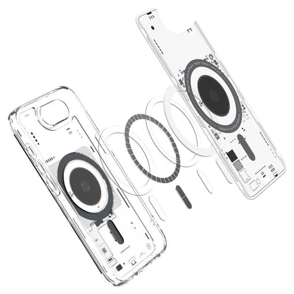 Coque MagSafe pour Apple iPhone 17e / 16e, Spigen, Ultra Hybrid Neo One, Transparente