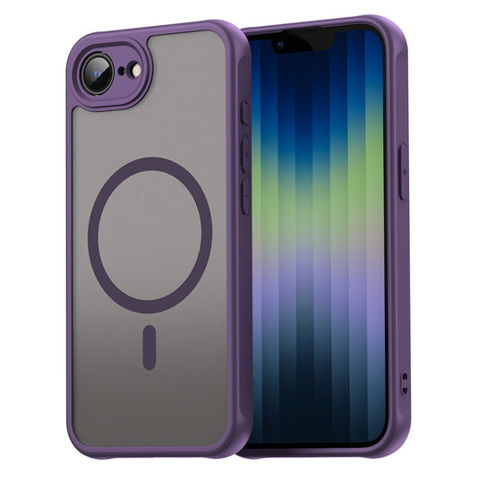 Coque MagSafe pour Apple iPhone 17e / 16e, Techsuit, HaloFrost II, Violet