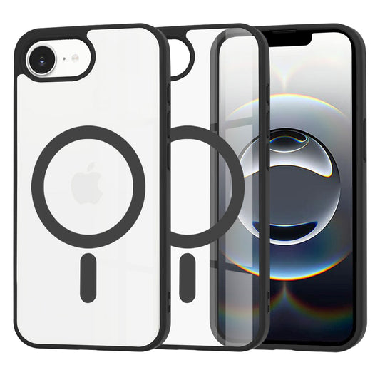 Coque MagSafe pour Apple iPhone 17e / 16e, Techsuit, Pro, Noire