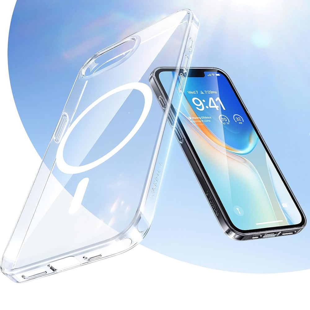 Coque MagSafe pour Apple iPhone 17e / 16e, Torras, OriginFit, Transparente